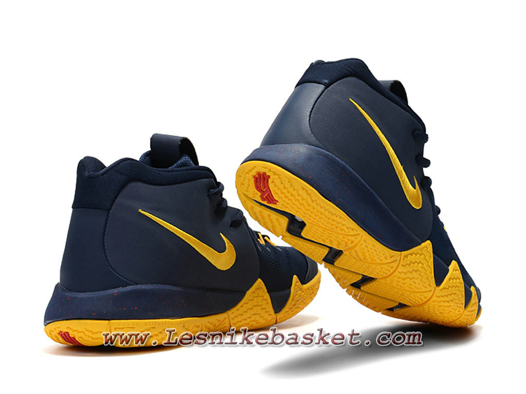 Basket Nike Kyrie 4 Bleu Jaune Chaussures Nike 2018 Pour Homme ... ... Basket Nike Kyrie 4 Bleu Jaune Chaussures Nike 2018 Pour Homme