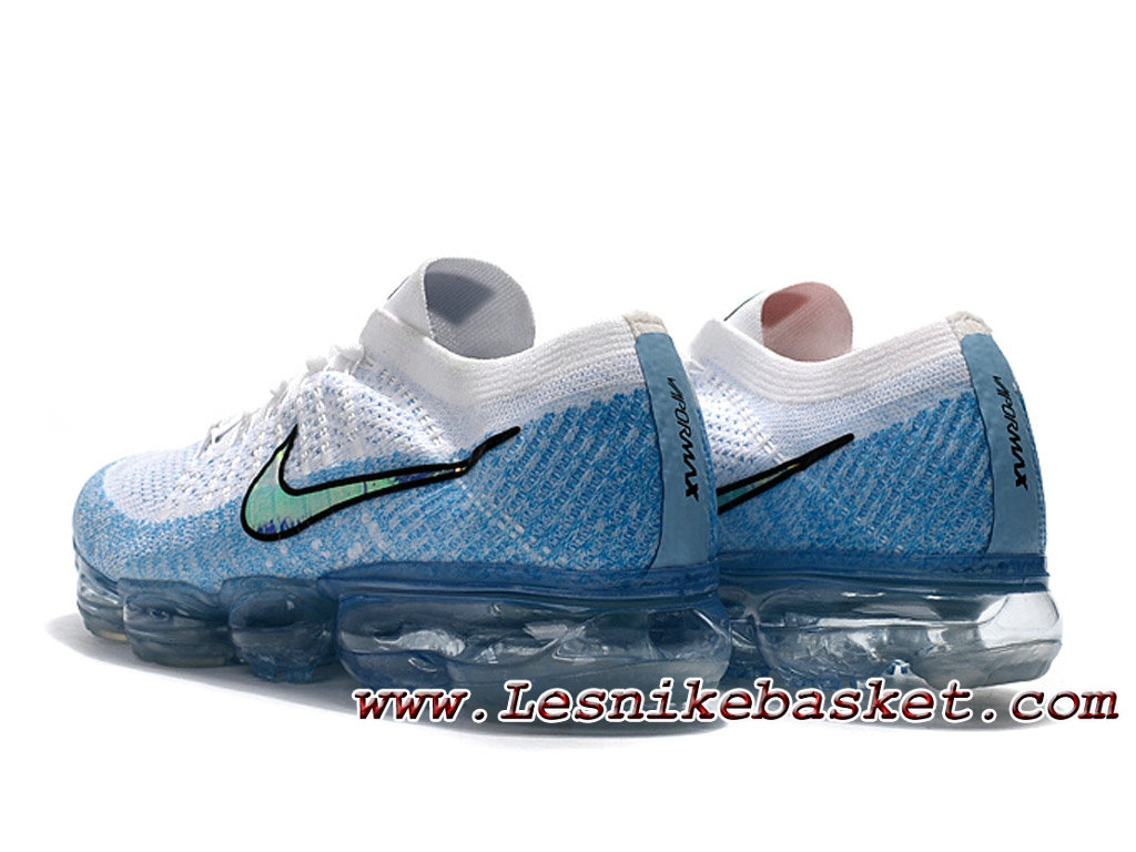 air vapormax blanc bleu