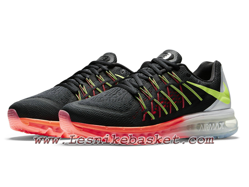 Nike Air Max 2015 698902_007 Black Neon White Chaussures Nike pas ... ... Nike Air Max 2015 698902_007 Black Neon White Chaussures Nike pas Cher Pour Homme Noir/ ...