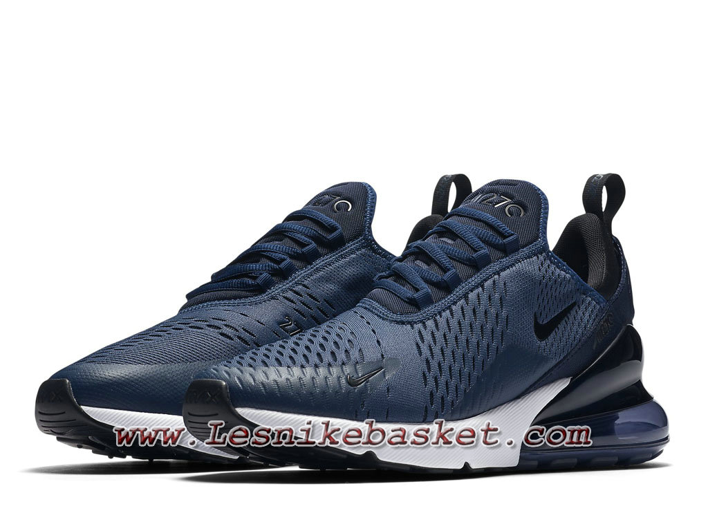 ... Running Nike Air Max 270 Midnight Navy Black AH8050_400 Chaussures Nike 2018 Pour Homme Bleu ...