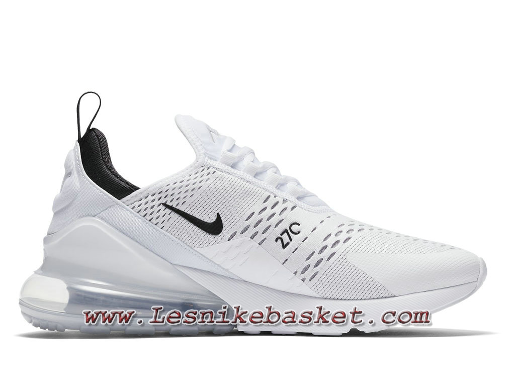 ... Running Nike Air Max 270 White Bule AH8050_100 Chaussures Nike sportwear 2018 Pour Homme Blanc ...